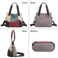 Bolso de Lona para Mujer, Bolso Informal, Bolso de Lona Retro, Bolso de Compras,  Informal, Retro - details 2