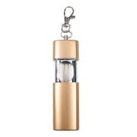 Cenicero de Bolso Portátil con Llavero Cenicero de Metal Ignífugo Organizador de Cenizas para Cigarrillos Soporte para Cenizas para Fumar al Aire Libre - details 0