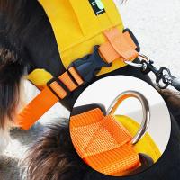 Arnés para perros transpirable impermeable con bolsillos con cremallera chaleco para mascotas reflectante resistente al desgaste pecho de perro caminando al perro - details 7