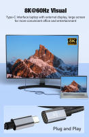 Cable de extensión Thunderbolt 4 tipo C, extensor de USB-C, 40gbps, 100W, pantalla 4K, 8K - details 4