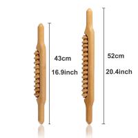 Herramienta de Masaje de Terapia de Madera Rodillo Corporal para Alivio de Células, Drenaje Linfático, Liberación de Músculos - details 0