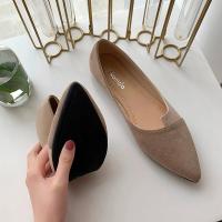 Zapatos Planos de Punta Estrecha para Mujer Zapatos sin Cordones de Parches Lisos, Bailarinas Informales Transpirables, Mocasines Cómodos para Uso Diario - details 3
