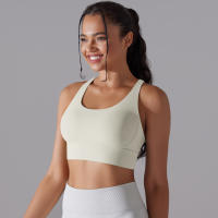 Hamidou-Sujetador de Yoga con espalda cruzada para mujer, ropa interior deportiva absorbente de golpes, correas de hombro cruzadas, Top corto de Fitness, deportes a prueba de golpes - details 52