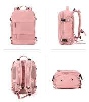 Bolsa de gimnasio USB de 17 pulgadas para mujer, mochila seca y húmeda, mochila de nailon para mujer, bolso de hombro para estudiante, mochila escolar para computadora portátil - details 17