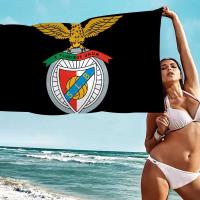 Club de fútbol b-benfica baño microfibra suave absorbente de agua transpirable para niñas niños toalla de playa decorativa de dibujos animados - details 11