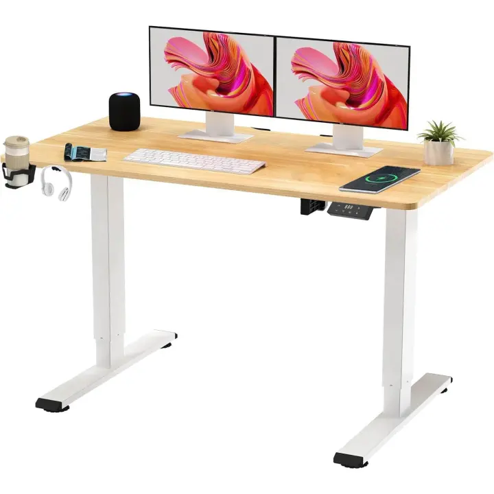 Controlador de Pantalla Digital y Memoria, Gancho para Auriculares y Soporte para Bebidas, Escritorio - 1