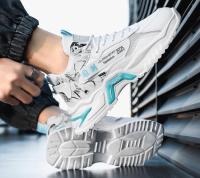 Zapatillas de Moda Transpirables para Hombres Plataforma Ligera de Deportes de Malla - details 5