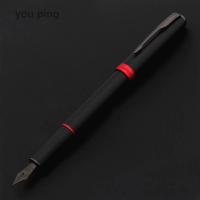 Calidad de lujo Jinhao 75 pluma estilográfica de Metal negro rojo suministros de papelería escolar para estudiantes de oficina financiera bolígrafos de tinta - details 13