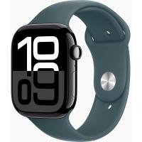 Apple Watch Series 10 [GPS, 42 mm] - Caja de aluminio negro azabache con correa deportiva verde lago, M/L (renovado) - details 0