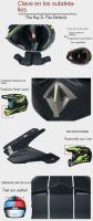 Casco todoterreno de moto para niño, accesorio de protección para motocross, AM DH - details 2