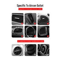 Soporte Universal de teléfono para coche, montaje de ventilación de aire por gravedad automática, nuevo diseño ergonómico para iPhone, Samsung y Huawei - details 11