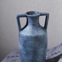 Jarrón de cerámica estilo Wabi sabi, sentido de alta gama, flores secas, maceteros, tarros de cerámica, accesorios para el hogar, adornos del - details 3