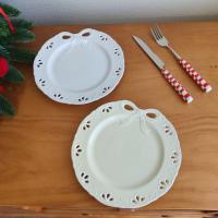 Arco alivio bajo vidriado plato de cerámica celebridad de Internet ins cafetería plato de alto valor plato de postre plato de comida occidental - details 8