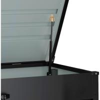 Caja de Almacenamiento Exterior Robusta de 450 L 120x61x62cm Espesor 0,40mm Tapa Abatable - details 6