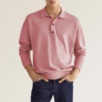 Chaqueta casual para hombre, polo con botones y manga larga con cuello en V para - details 6