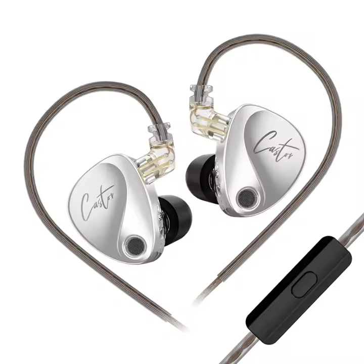 KZ Castor-auriculares internos HiFi 2, Cascos de Gama Alta, armaduras equilibradas, IEM monitores, - 1
