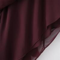 PB & ZA 2025 decoración en capas asimétrica temperamento ocio vestido con tirantes falda larga suelta productos nuevos de verano - details 6