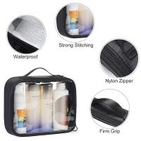 Bolsa de Viaje Portátil Organizador de Cosméticos Impermeable Grande Pocete de Almacenamiento de Maquillaje Transparente para Mujeres - details 2