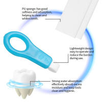 Kit de reparación dental para blanquear, eliminar manchas negras, dientes amarillos y limpiar con esponja - details 9