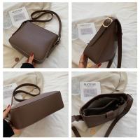 Bolso cuadrado de cuero PU de gran capacidad, bolso de hombro Simple que combina con todo de estilo coreano, bolso de almacenamiento, bolso de mano cuadrado Ins para exteriores - details 18