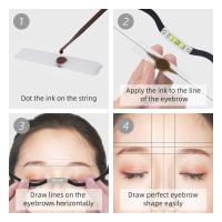 Regla de Tatuaje Horizontal Herramienta de Práctica Caliente para Medición de Cejas Belleza - details 3