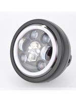 Faros LED para motocicleta de montaje de 5,75 pulgadas con luz alta y baja DRL - details 0
