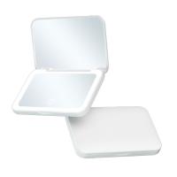 Mini espejo de maquillaje plegable compacto, espejos de tocador estéticos portátiles con aumento, iluminación de 3 colores, espejo cosmético regulable para viaje - details 7