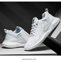 Zapatillas de correr de verano para hombre, zapatillas ligeras y transpirables de malla de aire para hombre, calzado para correr al aire libre, caminar, entrenamiento atlético - details 10