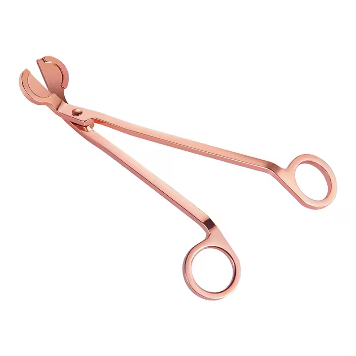 Verde Cortador de Mecha de Vela Maple Inoxidable Oro Rosa - 1