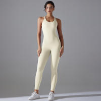 Hamidou-body de Yoga elástico, ropa de gimnasio, ropa deportiva de realce, mono de entrenamiento sin espalda, conjunto de Yoga de alta elasticidad para gimnasio - details 35