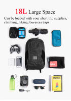 Mochila De Camping Naturehike 18L Ultraligera Y Impermeable De Nylon Plegable Para Hombres Y Mujeres Deporte Y Viaje - details 2
