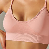 Nessaj-Sujetador deportivo sin costuras para mujer, camisola de yoga, top de fitness para correr y gimnasio - details 1