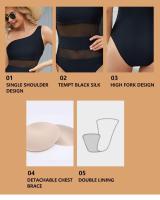 Traje de baño estampado de una pieza para mujer, traje de baño femenino, ropa de playa, bikini 2024 - details 3