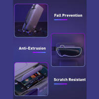 Estuche de transporte EVA con ranuras para consola de juegos, bolso Compatible con consola multicapa para cubierta de vapor, estuche de almacenamiento con cremallera, protector - details 4