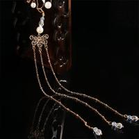 Accesorios para el cabello de boda HANFU mariposa libélula china horquilla pinzas para el cabello tocados con borlas - details 3