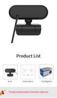 Mini cámara Web 4K 1080P 2K Full HD con micrófono, cámara Web USB de 15-30fps para Youtube, PC, portátil, cámara de grabación de Video - details 21