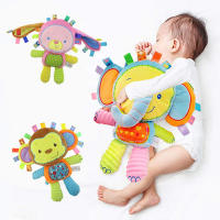 Juguete de Peluche Oscuro de Elefante con Campanilla para Bebé Juguetes Sensoriales para Recién Nacidos y Niños Pequeños Regalos Recomendado para Bebés - details 0