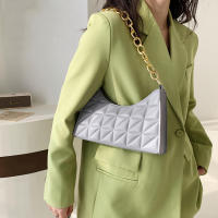 Bolso de hombro Hobo para mujer, bolso de cadena, a cuadros, de moda, avanzado, nueva tendencia - details 18