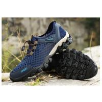 Zapatos deportivos de malla de verano para hombre, zapatos antideslizantes ligeros y transpirables a la moda para montañismo, zapatos informales para correr y viajes al aire libre - details 10