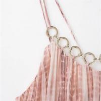Vestido Casual Largo con Correas Tejidas Sin Mangas, Sin Espalda, Decorado con Anillos - details 9