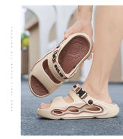 Sandalias para hombre 2025 verano nuevo color a juego de gran tamaño transpirable suela gruesa antideslizante talla de pareja zapatillas abiertas modelos de hombre - details 6