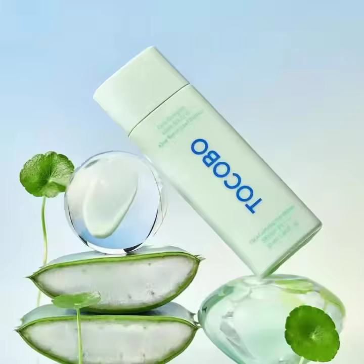 Barra de protección solar facial coreana, barra de protección solar mate azul claro para piel suave y sedosa, barra de protección solar suave de algodón, textura acuosa, protección UV, nuevo - 1