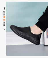 Zapatos deportivos informales transpirables de verano para hombre, finos y ligeros, de un solo pie, zapatos de malla para hombre - details 28