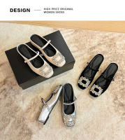 Francés Mary Jane cabeza cuadrada aumento de altura interior solo zapatos de las mujeres nova moda banquete medio arrastre zapatos de las mujeres - details 28