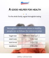 Kit de prueba de hemoglobina en sangre HB/HCT para el hogar, analizador de hemoglobina, prueba de anemia en casa, kit de prueba de nivel de hierro en sangre para el hogar - details 7