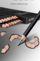 Lápices de boceto profesionales 14Pcs HB 2H 4H B 2B 3B 4B 5B 6B 7B 8B 10B 12B 14B para arte de graphito y pintura a mano estaciónes escolares - details 5