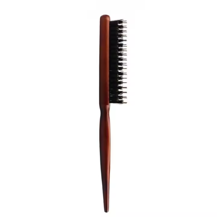 Cepillos profesionales para el pelo de la espalda, cepillos de cerdas antideslizantes, cepillo para peinar, extensión de cepillo de madera, peine de línea delgada - 1
