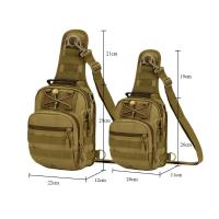 Mochila táctica militar para acampar para hombre, bolsa cruzada para exteriores, senderismo, Sling, paquete de pecho, bolsa de pesca - details 1