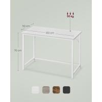 Mesa de Trabajo Pequeña Industrial Ideal para Teletrabajo, Estudio, Dormitorio 60 x 135 x 76cm - details 39