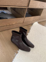 Versión coreana de versátil tubo corto botas delgadas nueva con falda botas cortas de tacón grueso zapatos franceses de mujer - details 5
